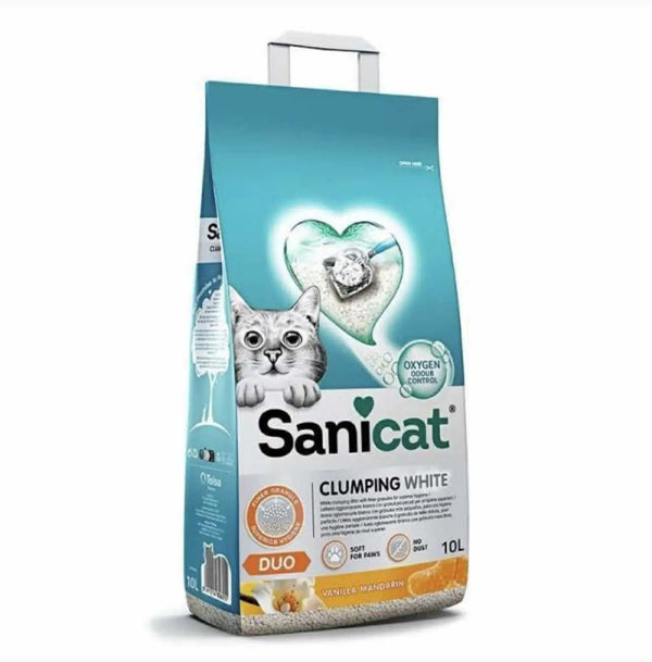 LITIÈRE SANICAT AGGLOMERANTE DUO 10L