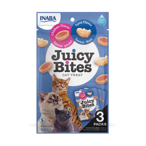 INABA JUICY BITES TUNA AND CHICKEN 3 PACKS