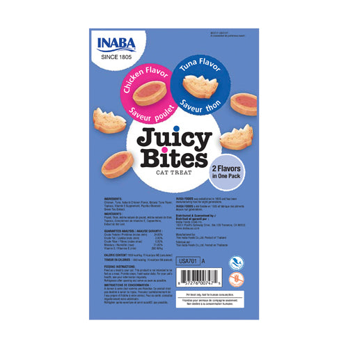 INABA JUICY BITES TUNA AND CHICKEN 3 PACKS