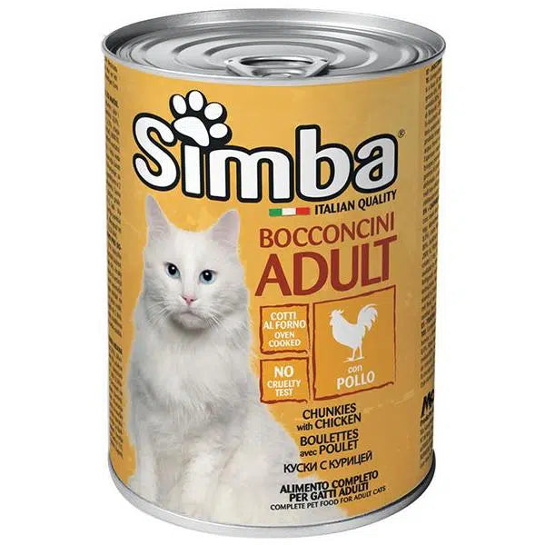 BOITE SIMBA CAT WITH CHICKEN 415gr