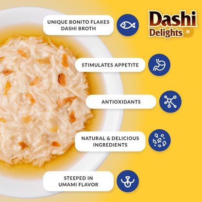 INABA CUP DASHI CHICKEN WITH TUNA & SALMON 70gr