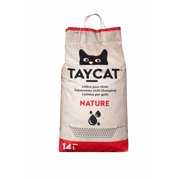 LITIERE TAYCAT ABSORBANTE NATURELLE 14L