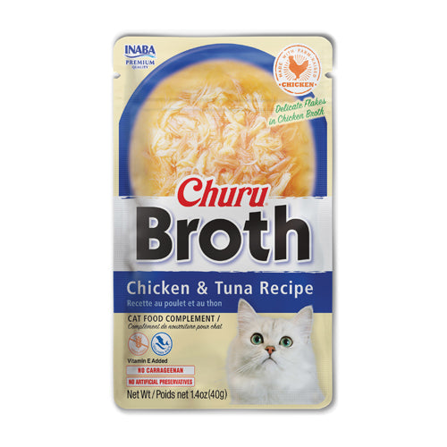 INABA CHURU BROTH CHICKEN AND TUNA 40gr