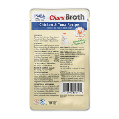 INABA CHURU BROTH CHICKEN AND TUNA 40gr