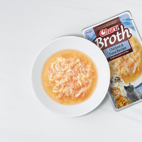 INABA CHURU BROTH CHICKEN AND TUNA 40gr