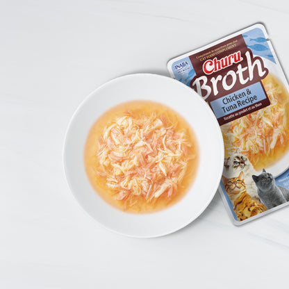 INABA CHURU BROTH CHICKEN AND TUNA 40gr