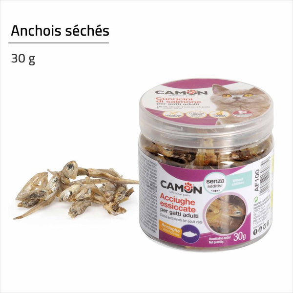 CAMON FRIANDISE CHAT ANCHOIS SECHES - 5cm / 30g