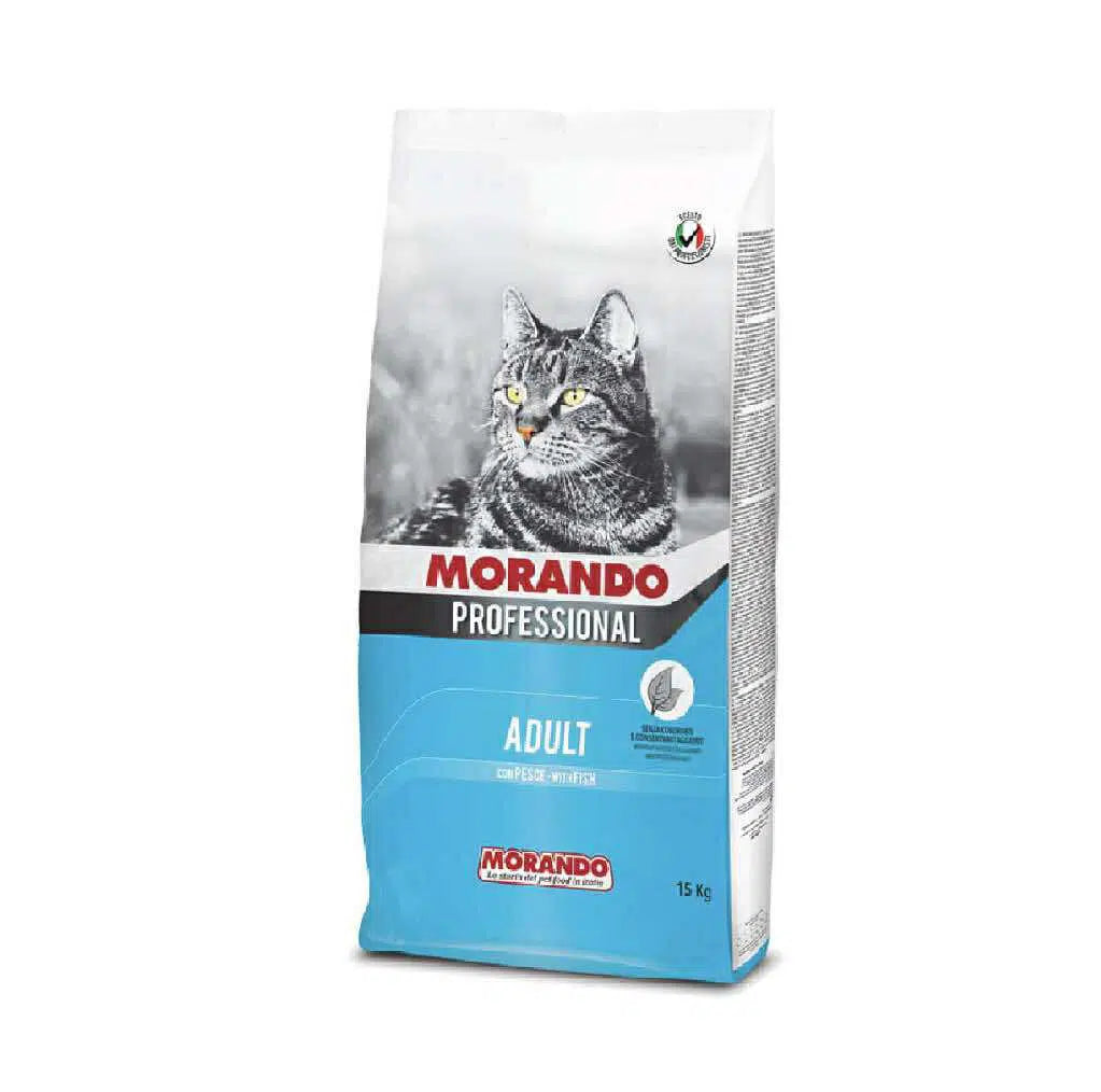 Morando Professionnel GATTO adult chat pesce au poisson 2kg/15kg