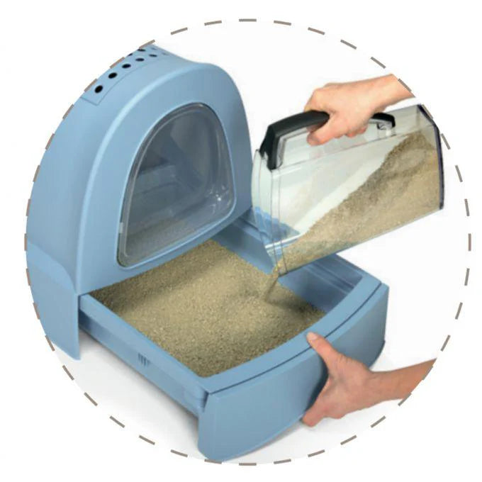 Maison de toilette avec Tiroir ZUMA Avio Bleu