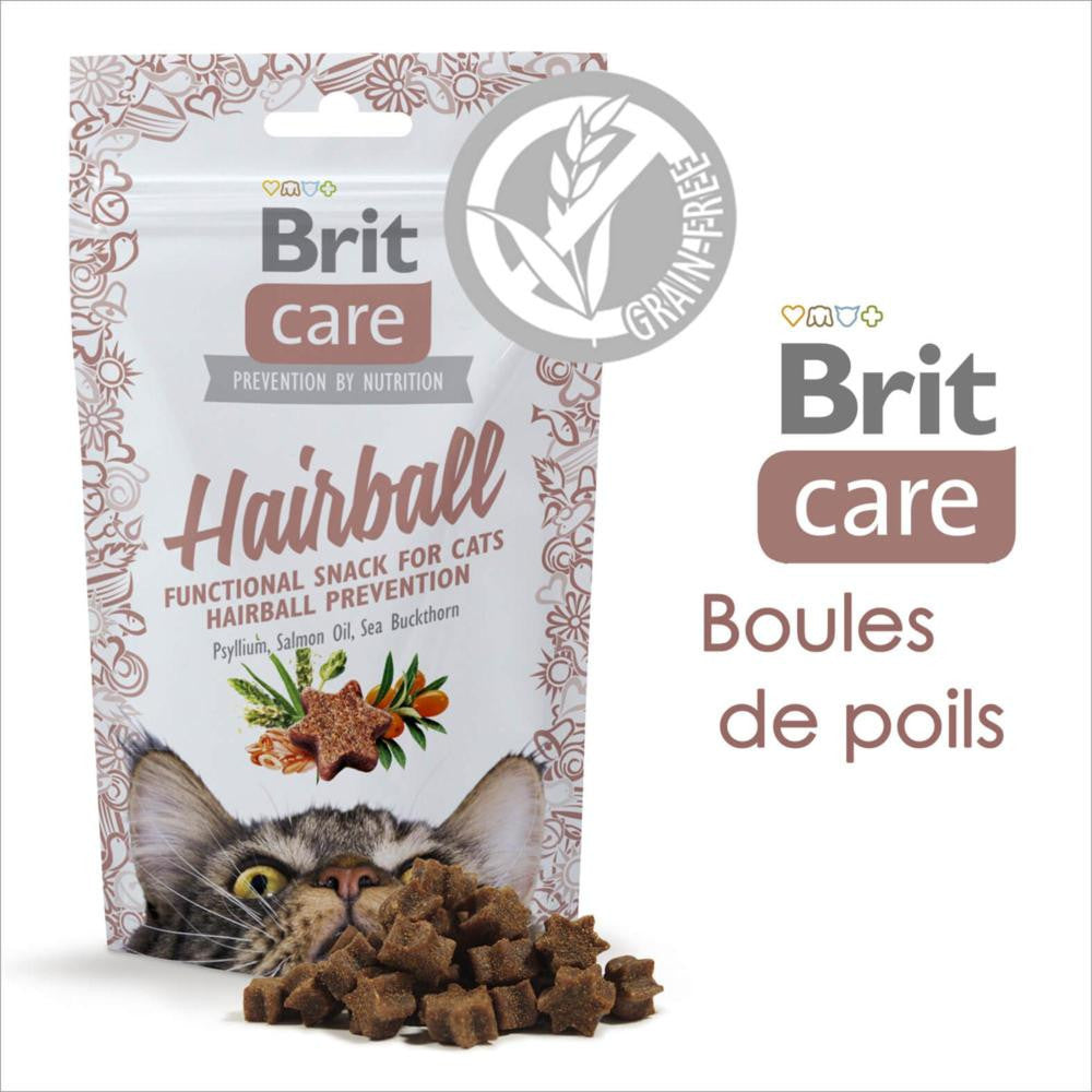 BRIT CARE FRIANDISE CHAT HAIRBALL 50g