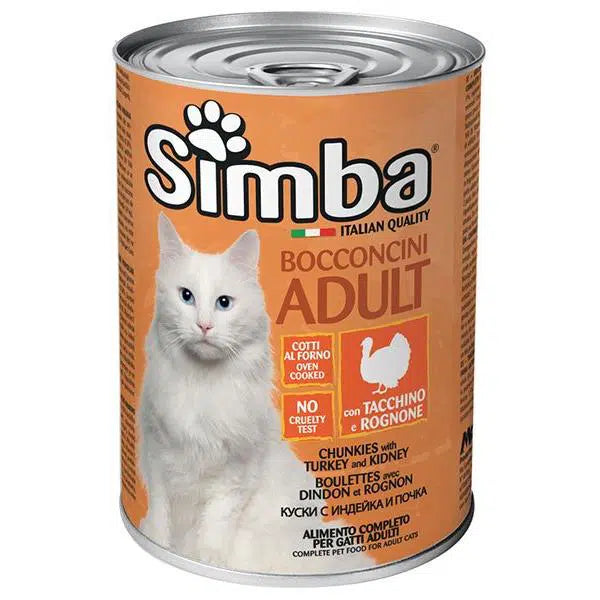 BOITE SIMBA CAT WITH TURKEY/KIDNEY 415gr