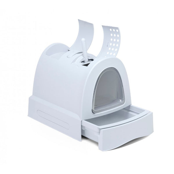 Maison de toilette avec Tiroir ZUMA Gris