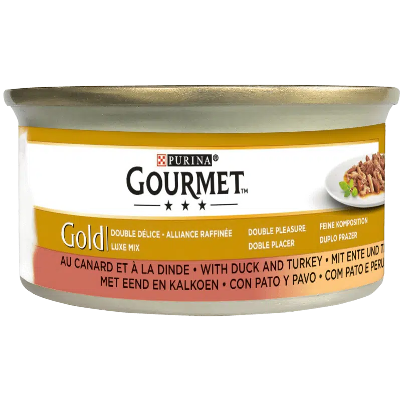 GOURMET® Gold Noisettes Dindes et Canard 85GR