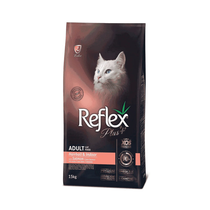 REFLEX PLUS HAIRBALL & INDOOR au salmon 1.5kg