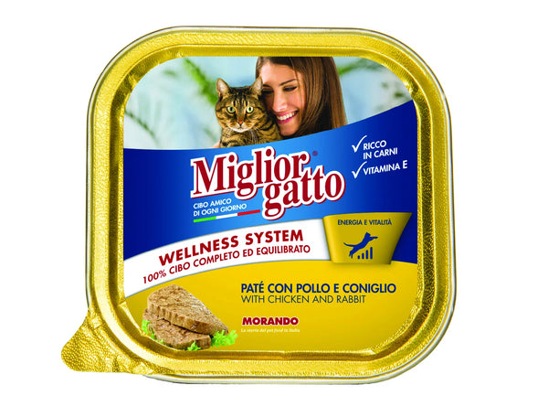 Miglior Gatto Barquette poulet lapin 100gr