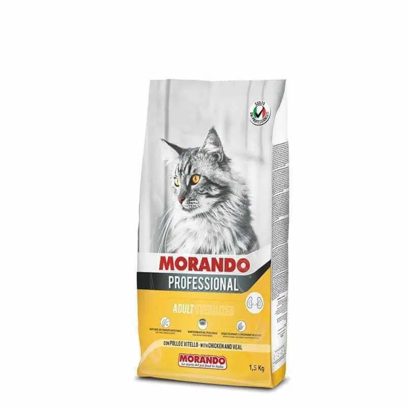 Morando Professionnel GATTO Sterilised pollo/vitello 1.5kg/7kg/12.5kg