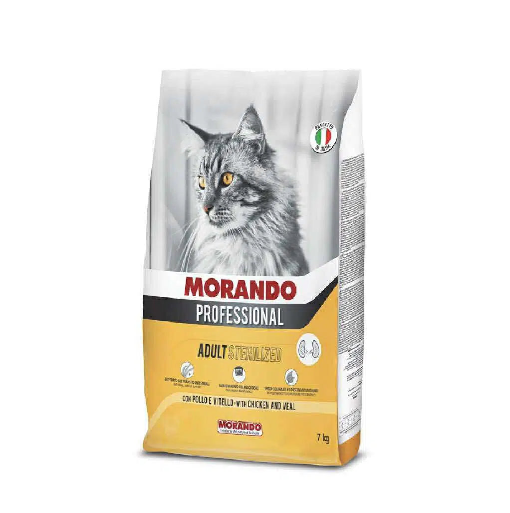 Morando Professionnel GATTO Sterilised pollo/vitello 1.5kg/7kg/12.5kg