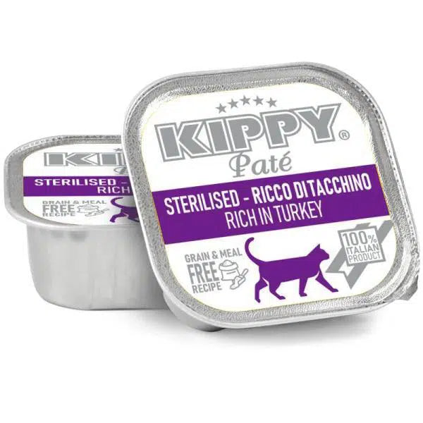 BARQUETTE KIPPY CHAT STERILISE DINDE 90gr
