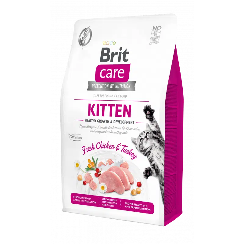 Brit Care Kitten au Poulet pour Chaton Sans Céréales 400g/2kg