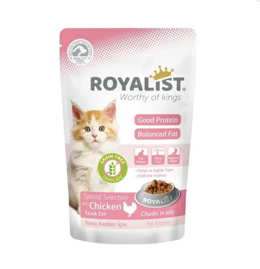 Royalist pochon Jelly au Poulet pour Chatons - 85gr