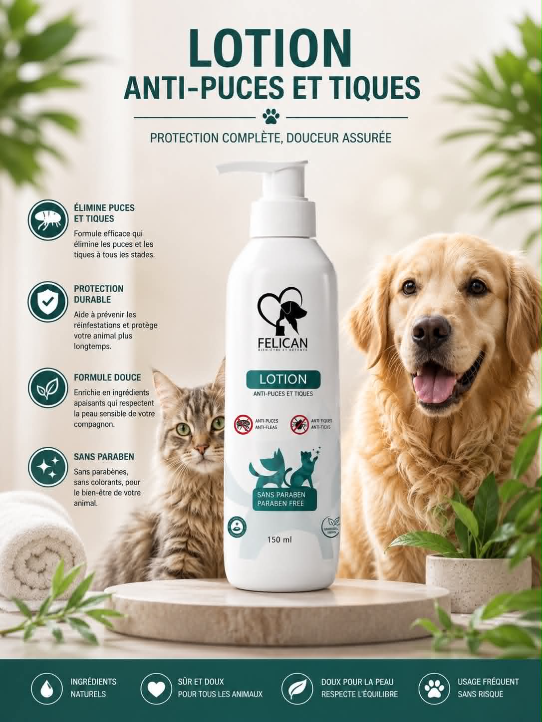 FELICAN lotion antipuce 100ml