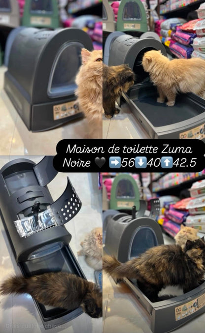 Maison de Toilette avec Tiroir Zuma Noire