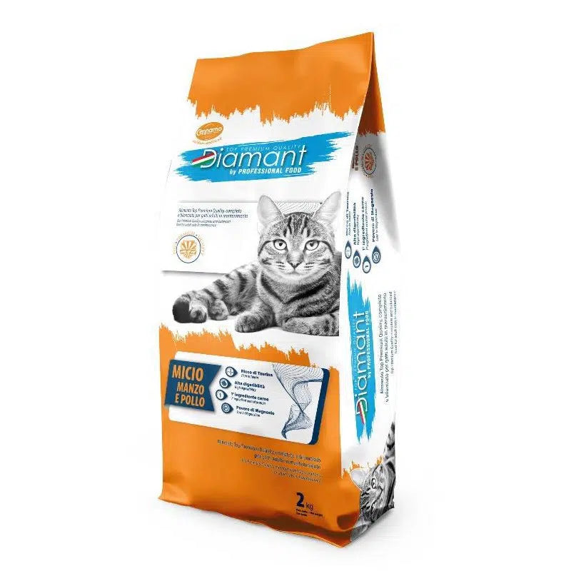 Diamant Cat pour Chat Adulte au Poulet et Veau 2kg