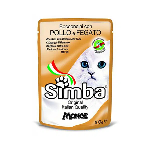 POCHON SIMBA POULET 100gr