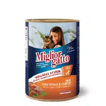 Miglior Gatto Veau et carotte Paté 400gr