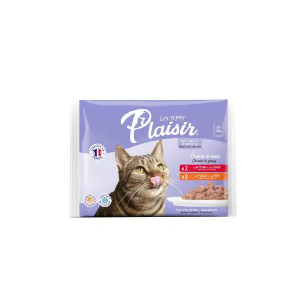 PACK POCHON 4x85gr POULET & BOEUF
