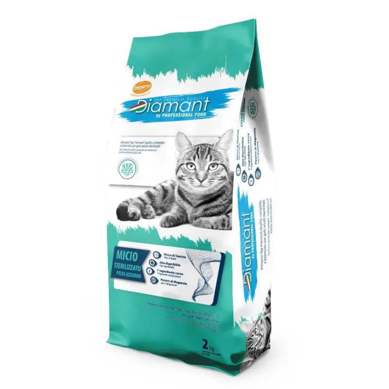 Diamant premium au Poisson pour chat stérilisé 2kg/15kg