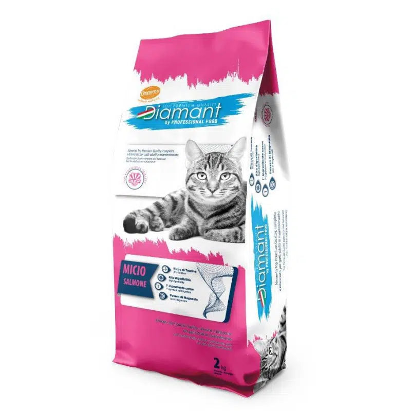 Diamant Cat pour Chat Adulte au Saumon 2kg