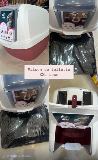 Maddy Maison de toilette XXL Rose