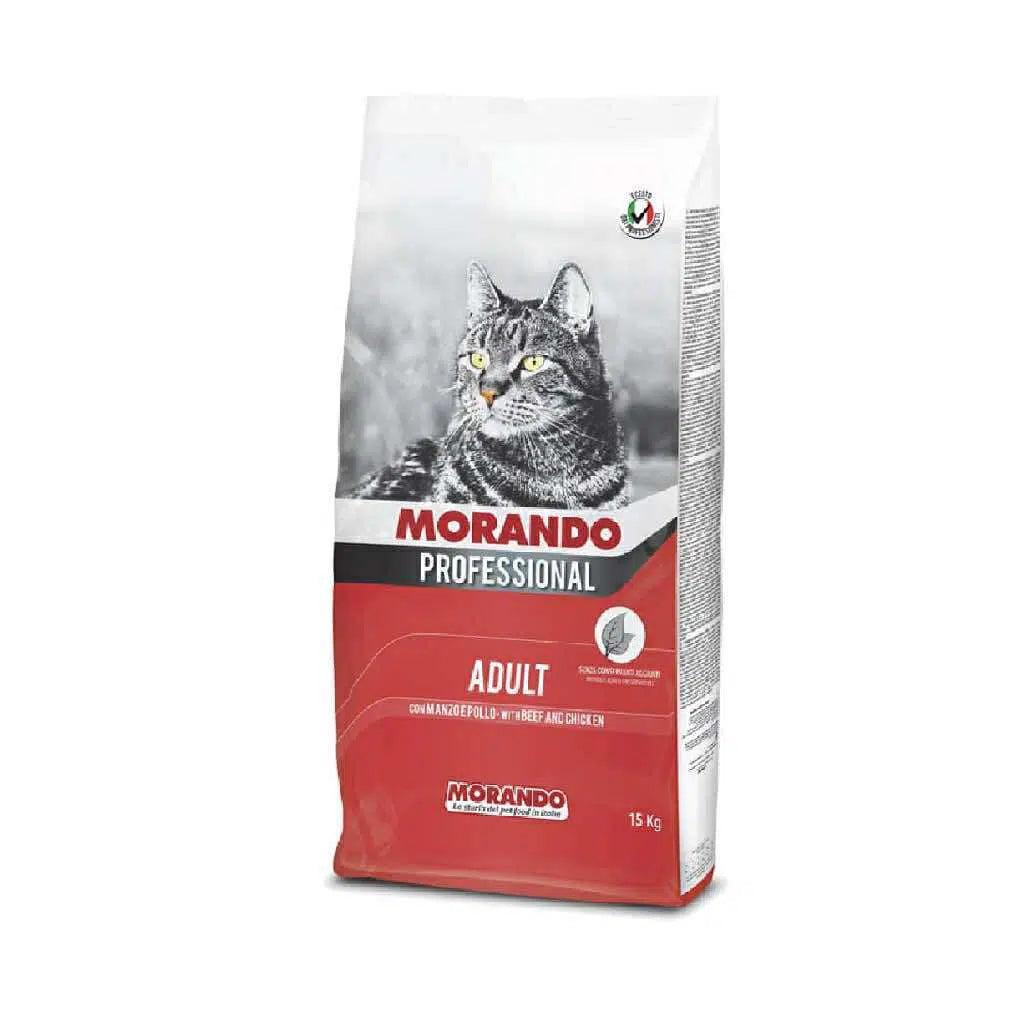 Morando Professionnel GATTO adult chat au Boeuf/Poulet 2kg/15kg