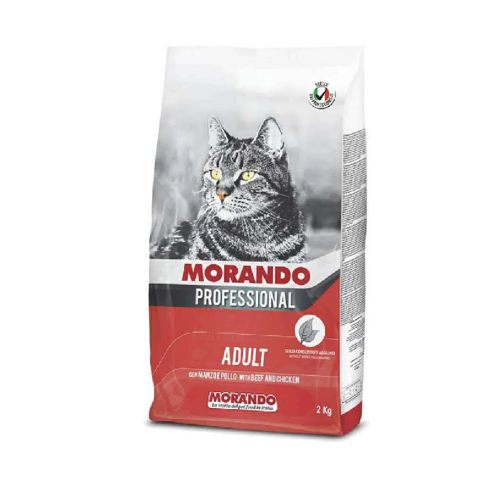 Morando Professionnel GATTO adult chat au Boeuf/Poulet 2kg/15kg