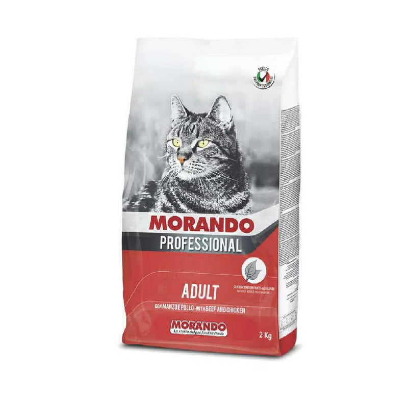 Morando Professionnel GATTO adult chat au Boeuf/Poulet 2kg/15kg