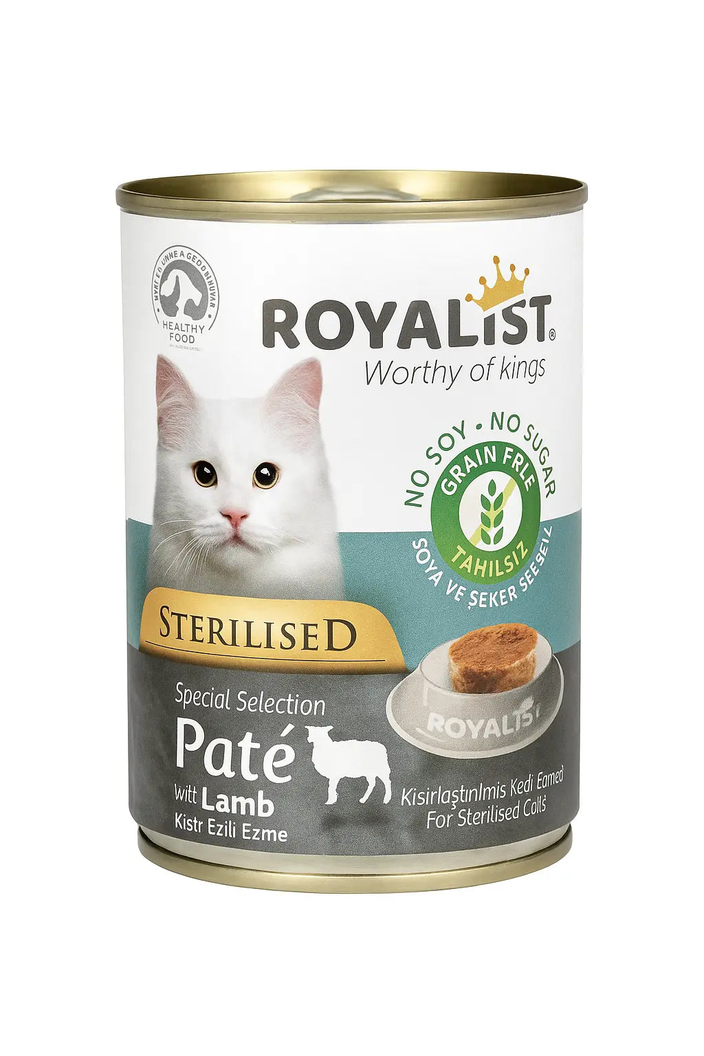 Royalis Paté pour Chat Stérilisé - Lamb - 400gr
