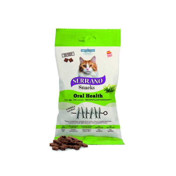 SERRANO SNACKS CAT 50g ORAL CARE SARDINE
