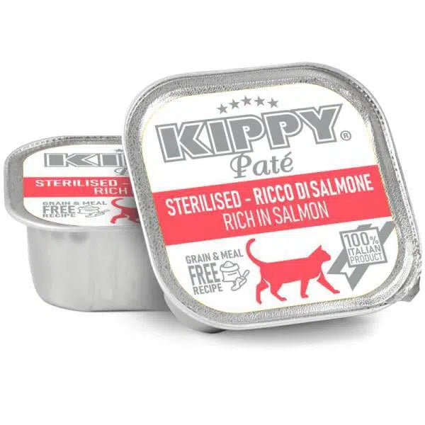 BARQUETTE KIPPY CHAT STERILISE SAUMON 90gr