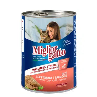 Miglior Gatto Saumon Paté 400gr