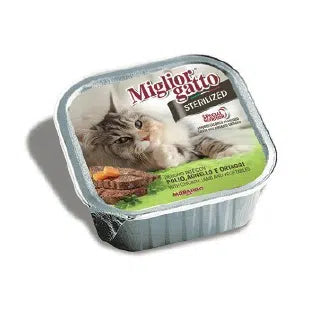 Miglior Gatto Sterilised Barquette poulet, agneau et légumes 100gr