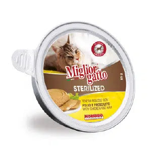 Miglior gatto Sterilized MOUSSE POULET ET JAMBON 85gr