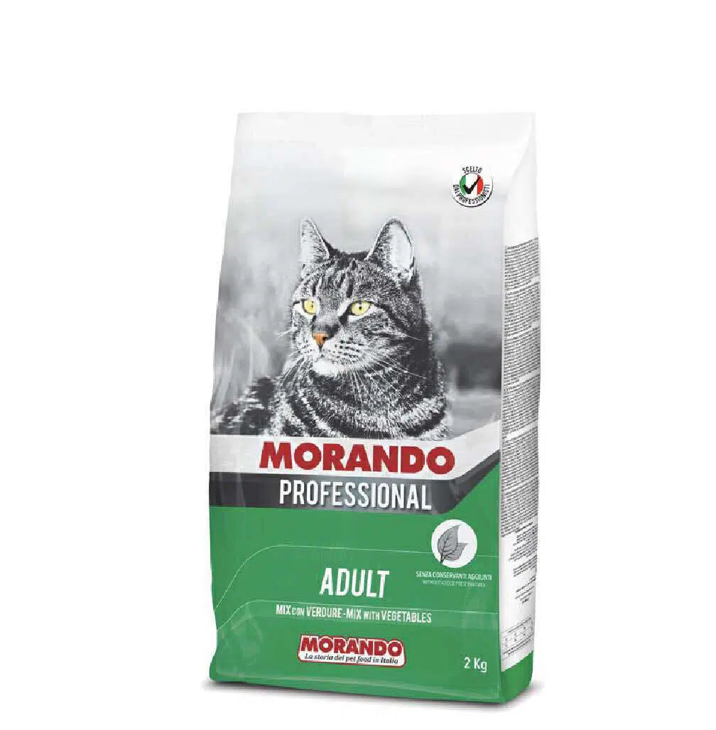 Morando Professionnel GATTO adult chat mix con vegetables 2kg/15kg