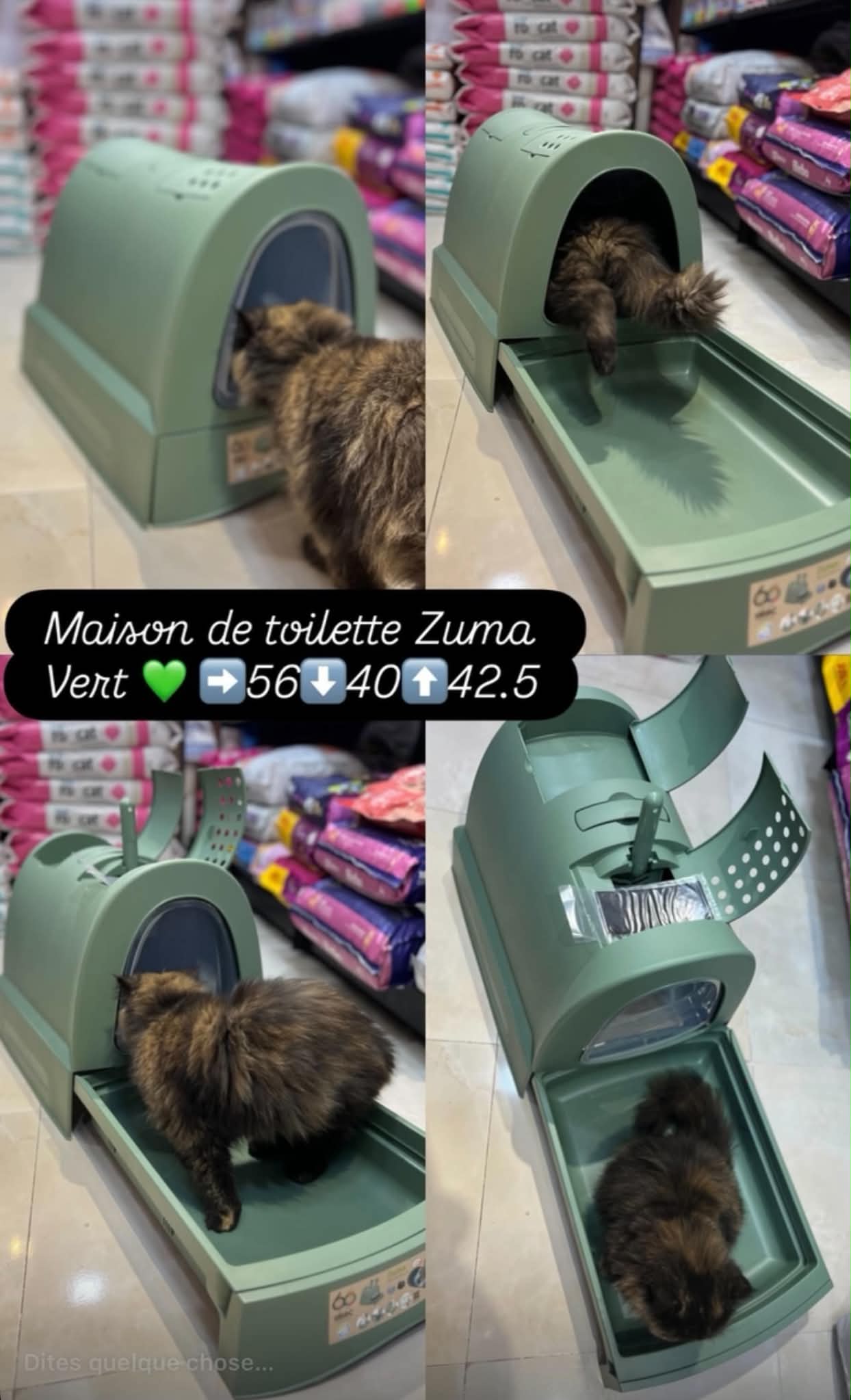 Maison de toilette avec Tiroir ZUMA Vert