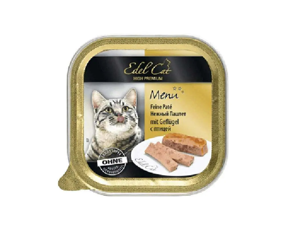 BARQUETTE EDEL CAT - AU VOLAILLE 100 Gr