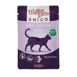 Miglior Gatto Mousse UNICO Agnello 100gr
