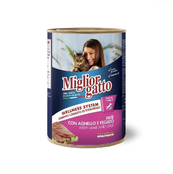 Miglior Gatto Trippa Agnello & carote paté 400gr